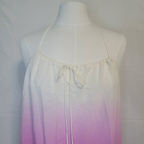 NWT Roxy Dip Dyed Halter Beach Cover Up Size 14 - Picture 3 of 13
